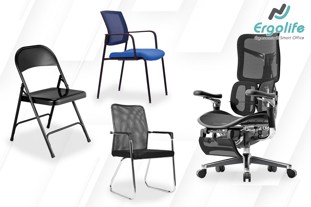 4 loại ghế thường được dùng phổ biến trong văn phòng